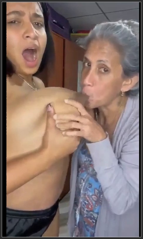 Mommy sucking Daughter Guge Tits